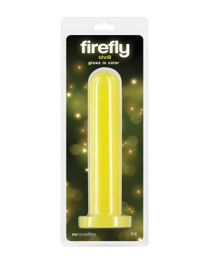 Firefly Thrill Glow in the Dark Dildo – Large – Yellow by Firefly product image