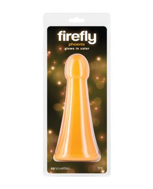 Firefly Phoenix Glow in the Dark Dildo – Orange by Firefly product image
