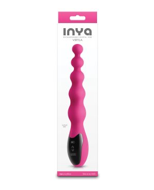 INYA Virtua Digital Beaded Anal Vibrator – Pink by Inya product image