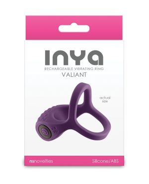 INYA Valiant Cock & Ball Vibe – Berry by Inya product image