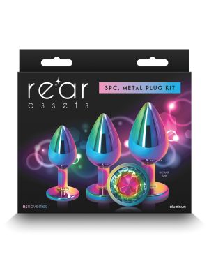 Rear Assets Rainbow Gem Anal Trainer Kit – Multi Color by Rear Assets product image