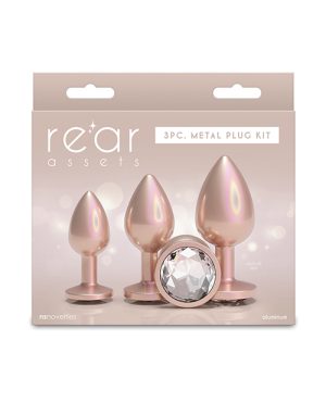 Rear Assets 3 pc Trainer Kit w/Clear Gem – Iridescent Champagne by Rear Assets product image