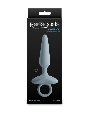 Renegade Maverick Vibrating Anal Plug – Gray by Renegade product image
