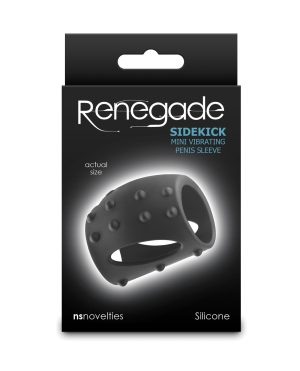 Renegade Sidekick Mini Vibrating Penis Sleeve – Black by Renegade product image