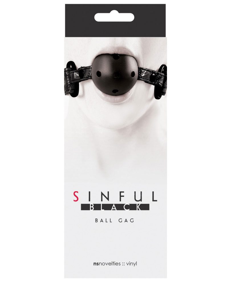 Sinful Ball Gag – Black by Sinful product image