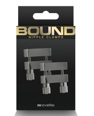Bound V1 Nipple Clamps – Gunmetal by Bound product image