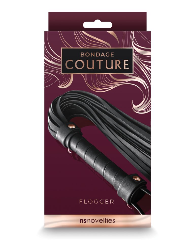 Bondage Couture Flogger – Black by Bondage Couture product image