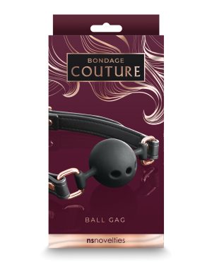 Bondage Couture Ball Gag – Black by Bondage Couture product image