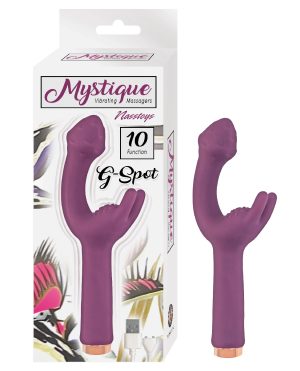 Mystique Vibrating G Spot Massager – Eggplant by Nasstoys product image