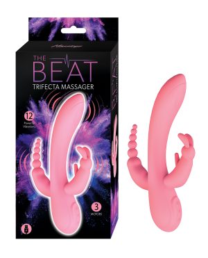 The Beat Trifecta Massager – Pink by Nasstoys product image