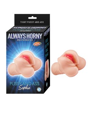 Always Horny Pussy & Ass Masturbator – Sophie – White by Nasstoys product image