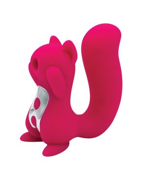 Natalie’s Toy Box Screaming Squirrel Pulsing and Vibrating – Hot Pink by Like A Kitten product image