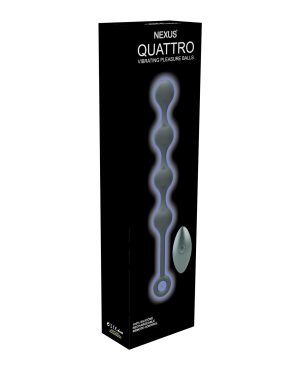 Nexus Quattro Vibrating Anal Balls – Black by Nexus product image