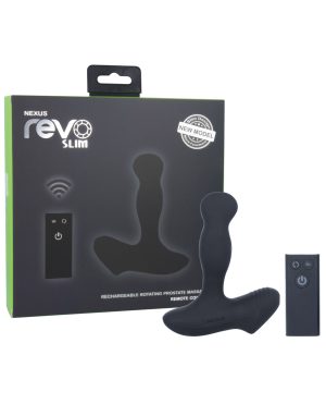 Nexus Revo Slim Rotating Prostate Massager – Black by Nexus product image