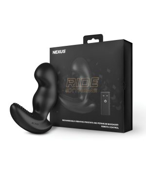 Nexus Ride Extreme Vibrating Prostate & Perineum Massager – Black by Nexus product image