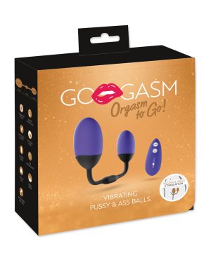 GoGasm Vibrating Pussy & Ass Balls – Purple by GoGasm product image