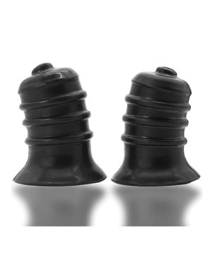 Oxballs Ribnibs Curved Springy-Ribbed Nip Suckers – Special Edition Night by Oxballs product image