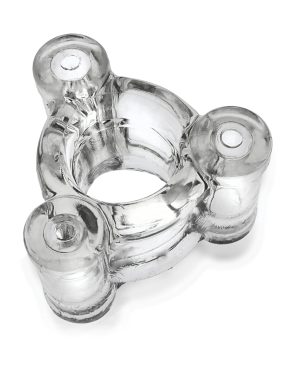 Oxballs Buzz Squeeze Ballstretcher Vibe – Clear by Oxballs product image