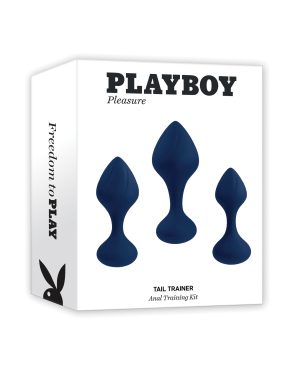 Playboy Pleasure Tail Trainer Anal Training Kit – Navy by Playboy product image