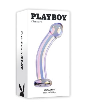 Playboy Pleasure Jewels King Dildo – Clear by Playboy product image
