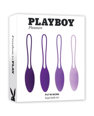 Playboy Pleasure Put In Work Kegel Set – Acai/Ombre by Playboy product image