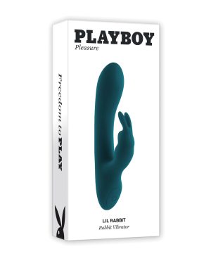 Playboy Pleasure Lil Rabbit Vibrator – Deep Teal by Playboy product image