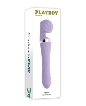 Playboy Pleasure Vibrato Wand Vibrator – Lilac by Playboy product image