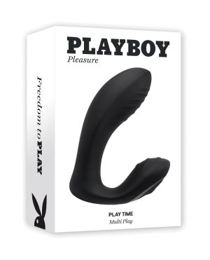 Playboy Pleasure Play time Multi Play G-Spot & P-Spot Vibrator – Black by Playboy product image