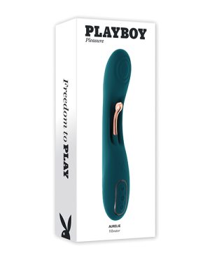 Playboy Pleasure Aurelie G-Spot Vibrator – Teal by Playboy product image
