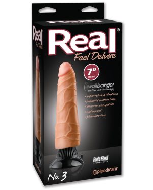 Real Feel Deluxe No. 3 7″ Vibe Waterproof – Flesh by Real Feel Deluxe product image