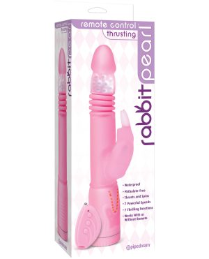 Remote Control Thrusting Rabbit Pearl – Pink by Pipedream Products product image