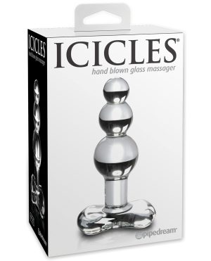 Icicles No. 47 Hand Blown Glass Butt Plug – Clear by Icicles product image