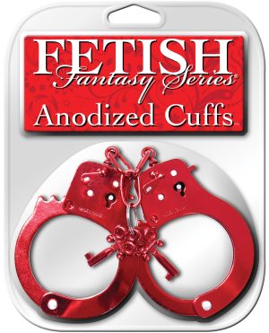 Fetish Fantasy Series Anodized Cuffs – Red by Fetish Fantasy Series product image