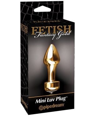 Fetish Fantasy Gold Mini Luv Plug – Gold by Fetish Fantasy Gold product image