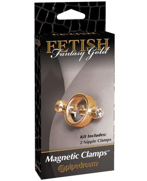 Fetish Fantasy Gold Magnetic Nipple Clamps – Gold by Fetish Fantasy Gold product image