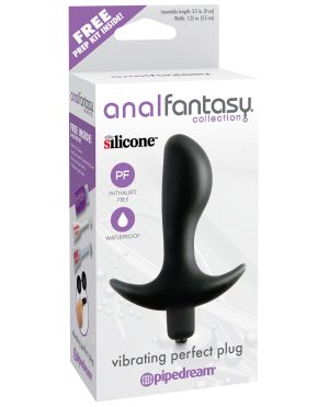 Anal Fantasy Collection Vibrating Perfect Plug – Black by Anal Fantasy Collection product image