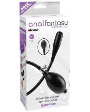 Anal Fantasy Collection Inflatable Silicone Ass Expander – Black by Anal Fantasy Collection product image