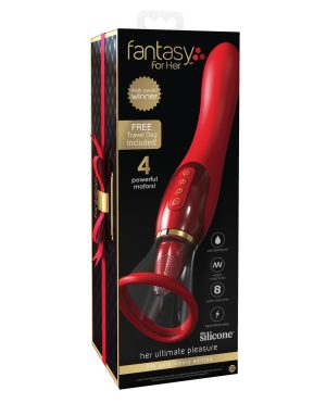 Fantasy For Her Ultimate Pleasure 24K Gold Seasonal Luxury Edition w/Travel Bag Luxury Box – Red by Fantasy For Her product image