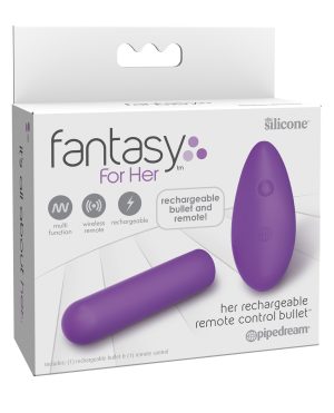Fantasy For Her Rechargeable Remote Control Bullet – Purple by Fantasy For Her product image