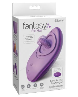 Fantasy For Her Silicone Fun Tongue – Purple by Fantasy For Her product image