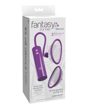 Fantasy For Her Rechargeable Pleasure Pump Kit – Purple by Fantasy For Her product image