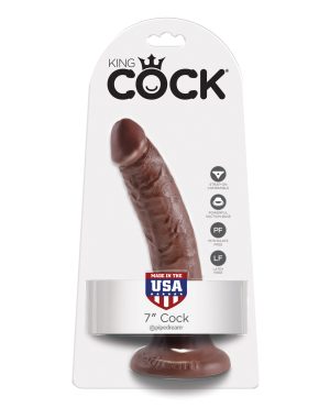 King Cock 7″ Cock – Brown by King Cock product image