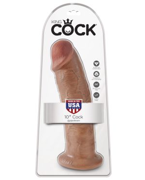 King Cock 10″ Cock – Tan by King Cock product image