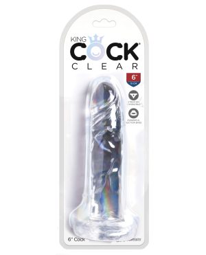 King Cock Clear 6″ Cock by King Cock product image