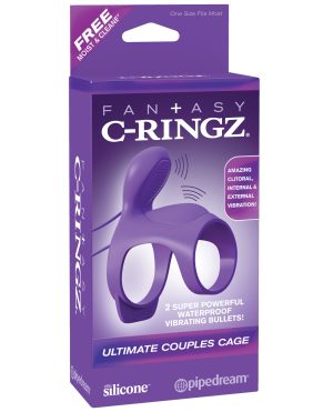 Fantasy C-Ringz Ultimate Couples Cage – Purple by Fantasy C-Ringz product image