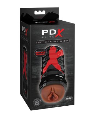 PDX Elite Air Tight Pussy Stroker – Brown by PDX Elite product image