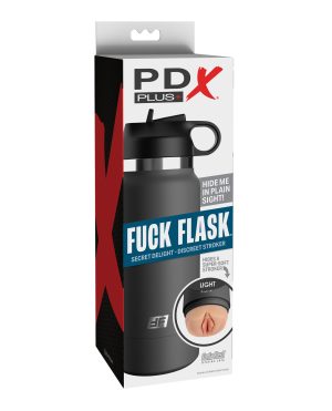 PDX Plus Fuck Flask Secret Delight Stroker – Light/Grey by PDX Plus product image
