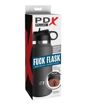 PDX Plus Fuck Flask Secret Delight Stroker – Brown/Grey by PDX Plus product image
