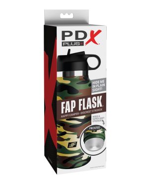 PDX Plus Fap Flask Happy Camper Stroker – Frosted/Camo by PDX Plus product image