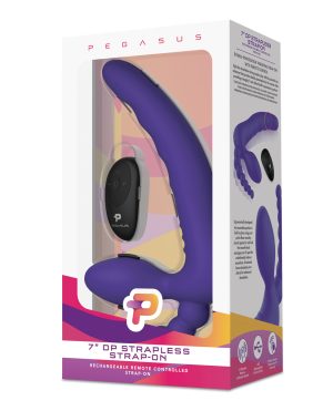 Pegasus 7″ Strapless Strap On w/Remote – Purple by Pegasus product image